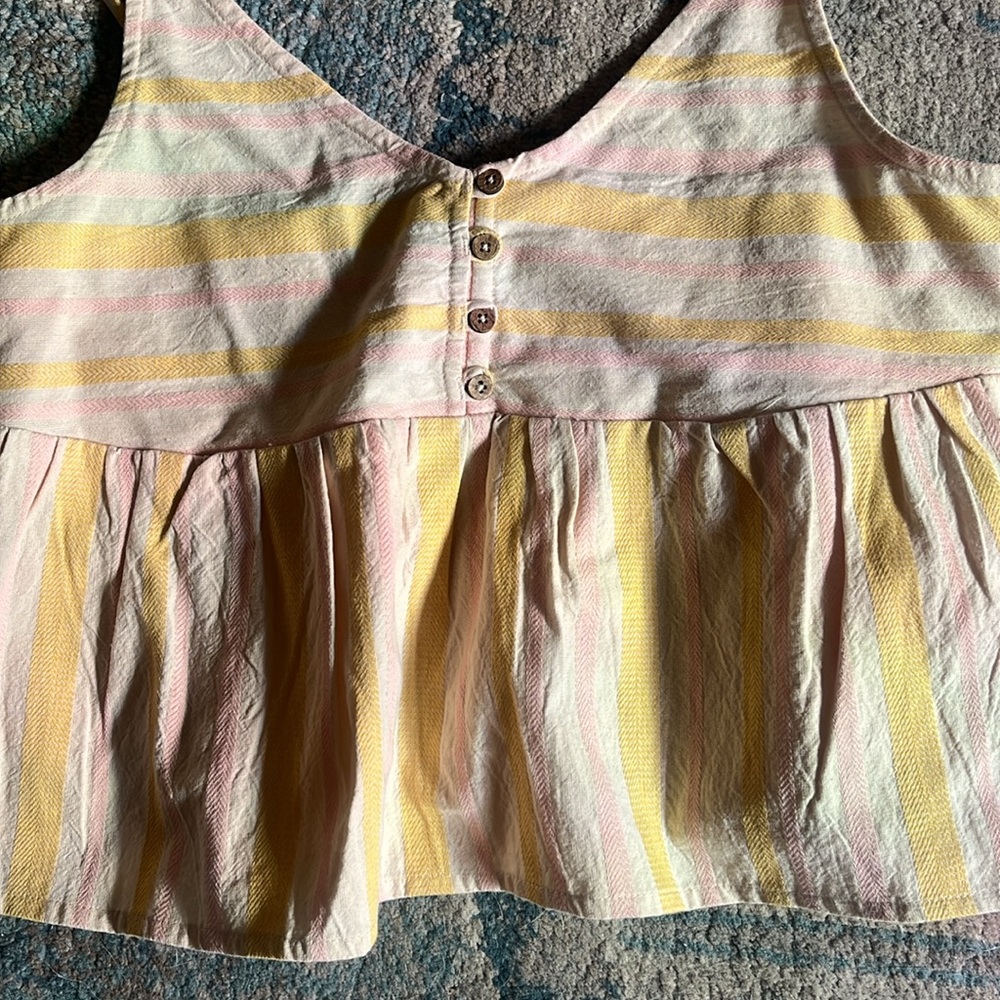 BNWT Roxy Striped Tank Top - Picture 2 of 3